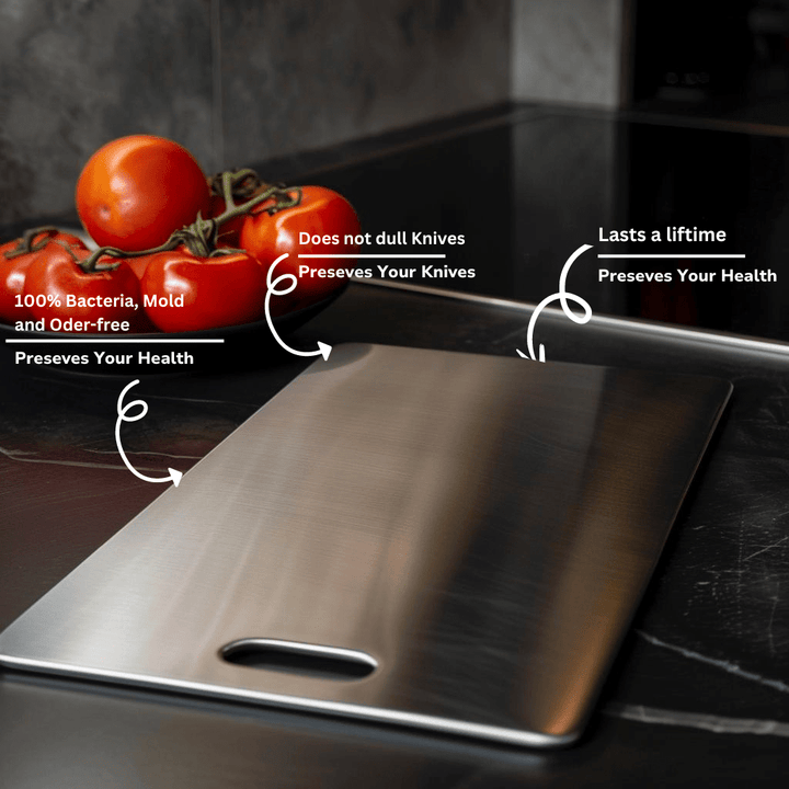 CouteauSage - Planche à Découper Antibactérienne Hygiénique et Durable
