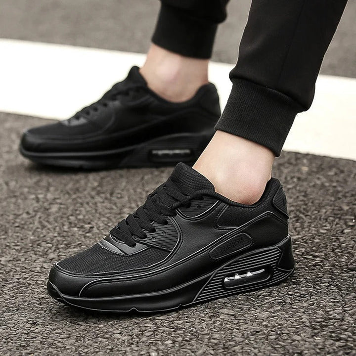 Baskets Haut Semelle en Cuir Blanc pour Hommes | Style Urbain Sleek