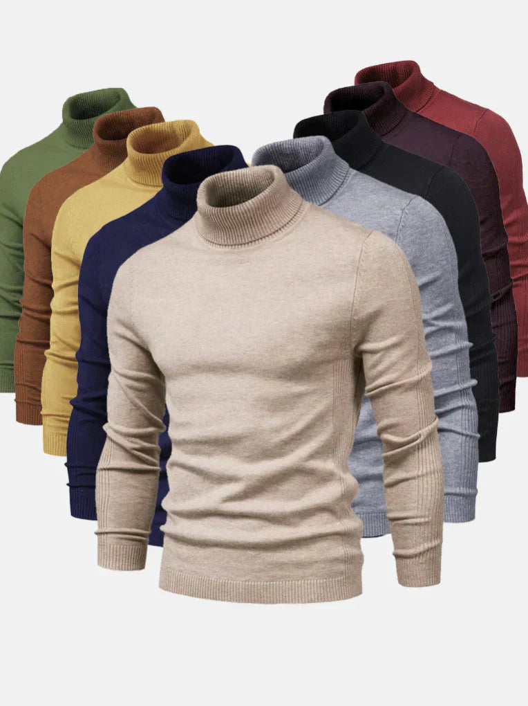 Pull Col Roulé Homme – Lavable et Polyvalent