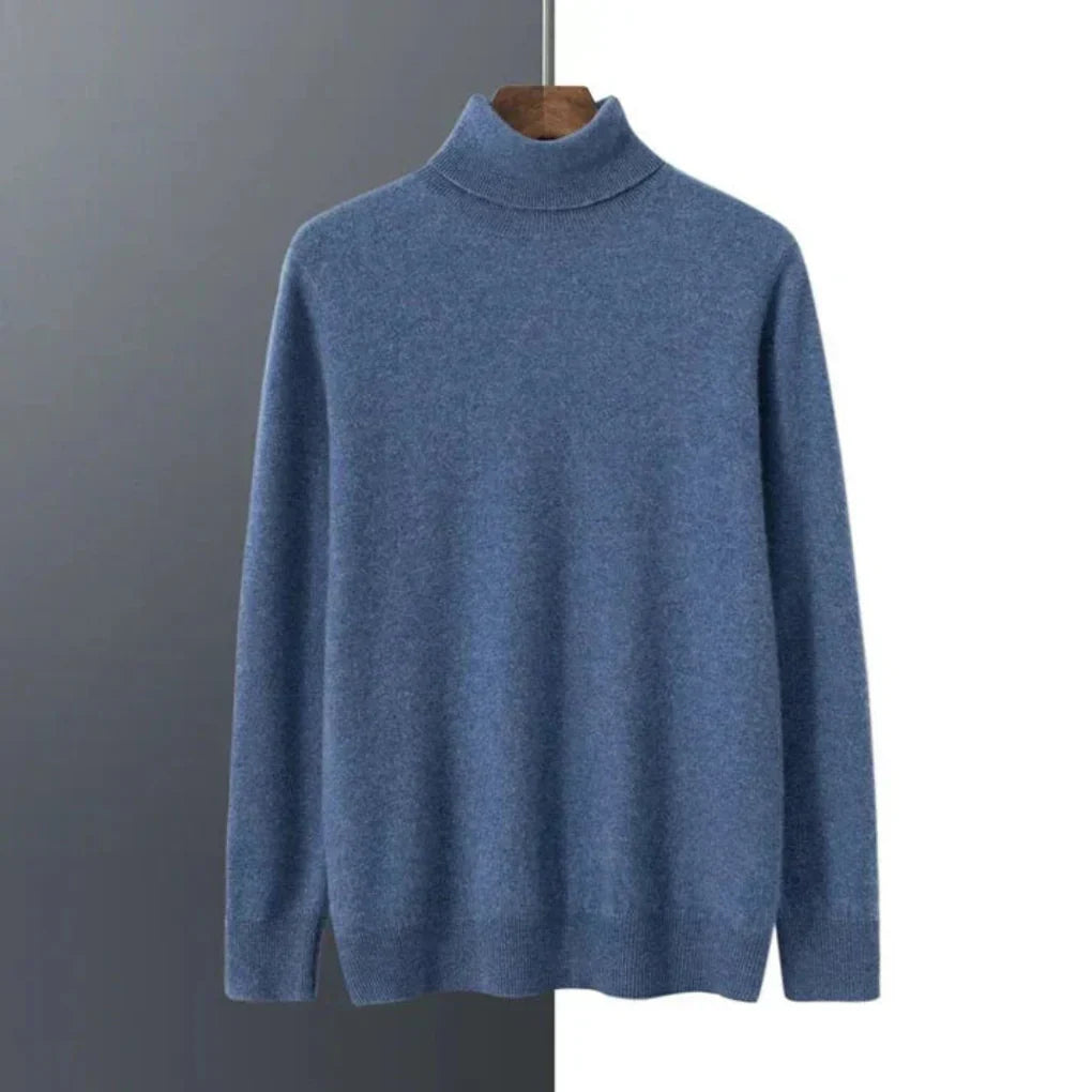 Pull col roulé pour homme – Couche élégante avec apparence raffinée