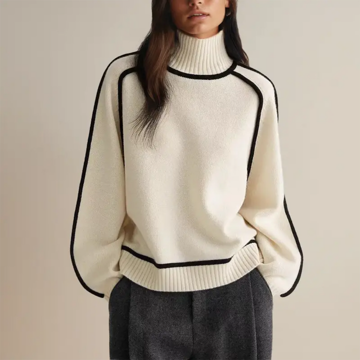 Pull Col Roulé en Laine Fine Luxe