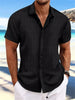 Chemise Homme Manches Courtes d'Été