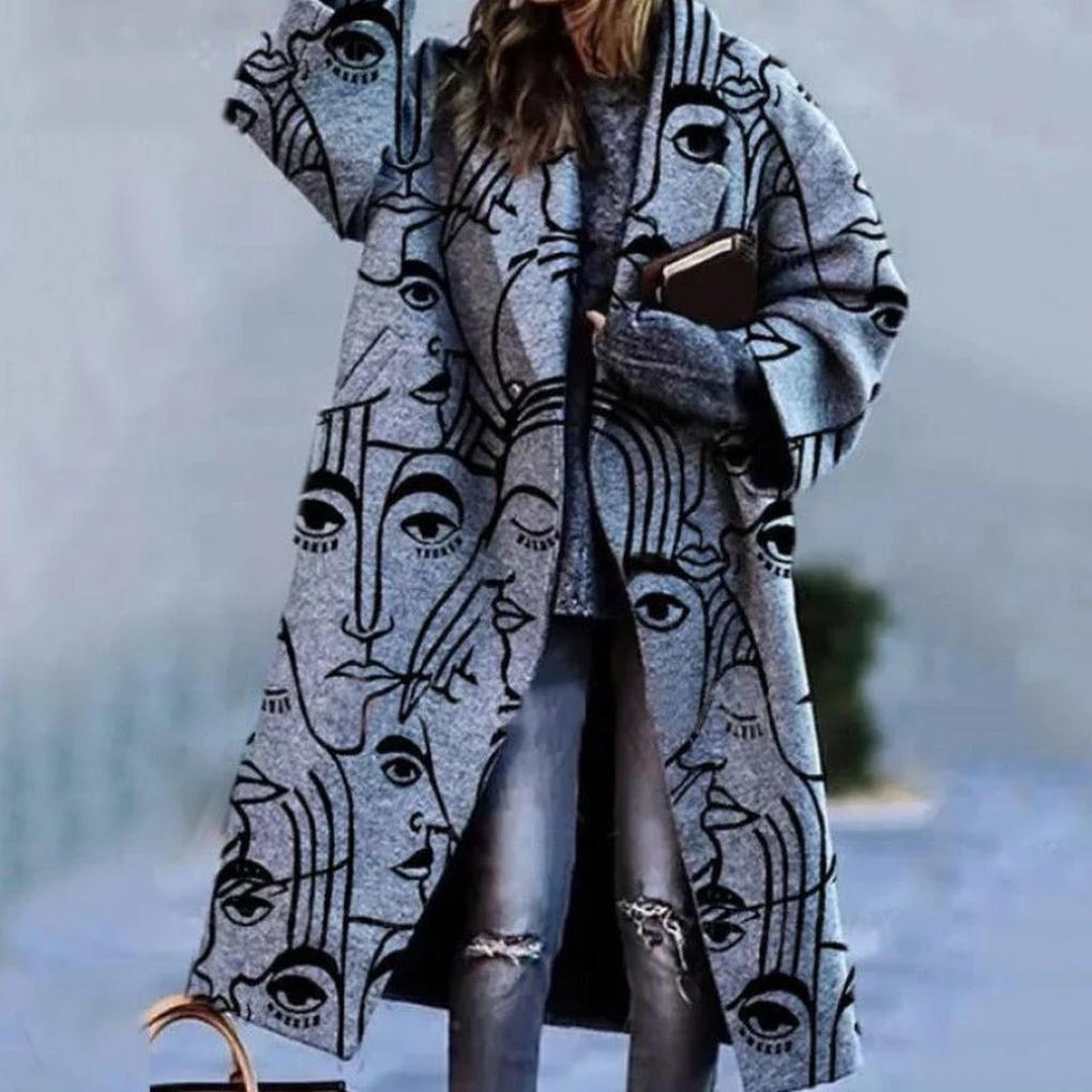 Manteau Long Stylé d'Automne – Couche Chaude pour Jours Froids