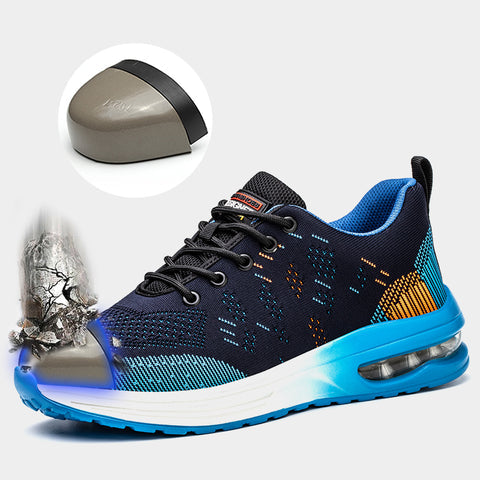 SafeSneakers Bleu Air – Sneakers de Travail Sécurisés
