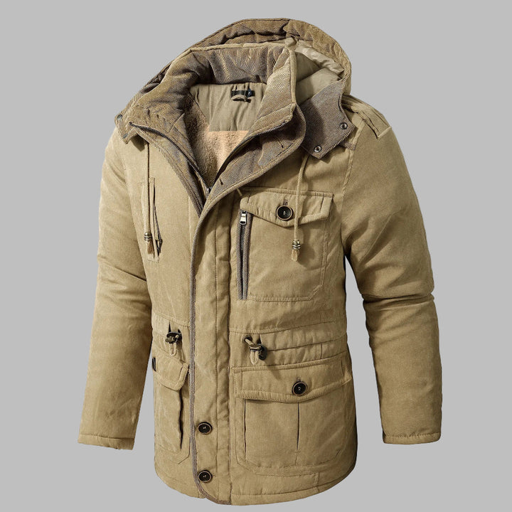 Veste d'hiver multi-poches pour hommes