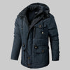 Veste d'hiver multi-poches pour hommes - Design polyvalent pour temps froid