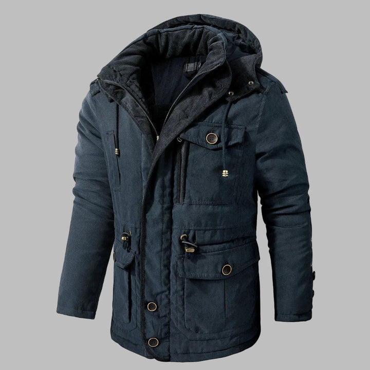 Veste d'hiver multi-poches pour hommes