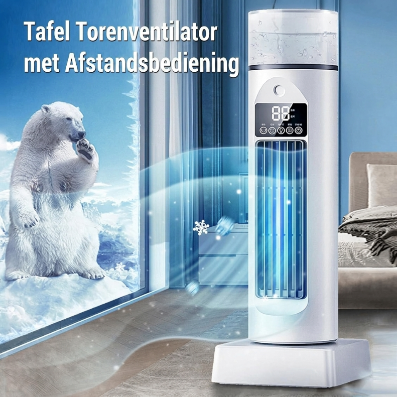 Refroidisseur d'air portable élégant – Avec télécommande