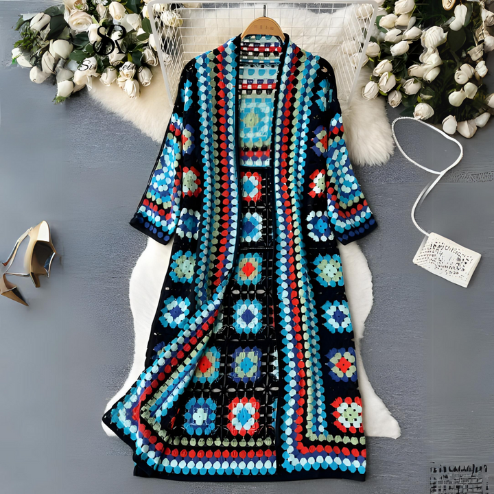 Cardigan Long Coloré Corrie