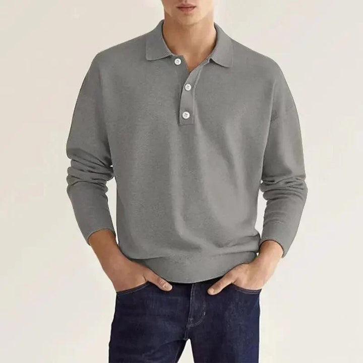 Polo à Manches Longues pour Hommes