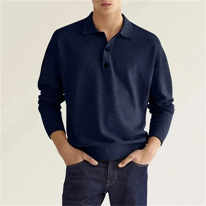 Polo à Manches Longues pour Hommes