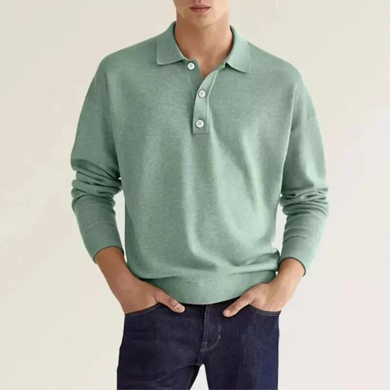 Polo à Manches Longues pour Hommes