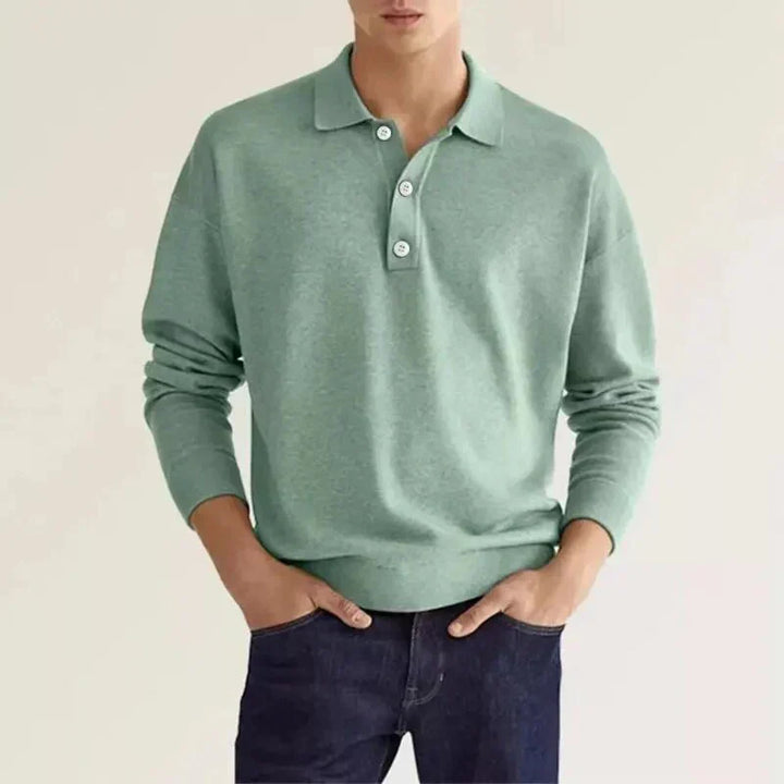 Polo à Manches Longues pour Hommes
