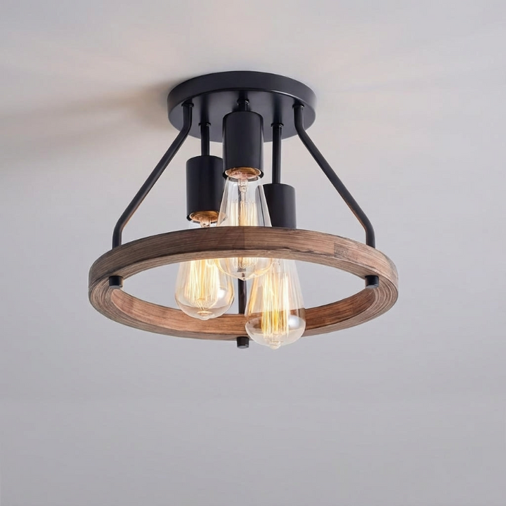 Lampe de Plafond Ferme Industrielle