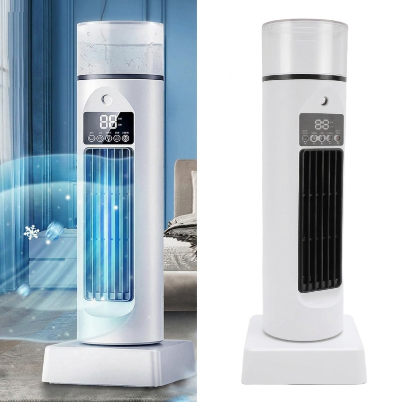 Refroidisseur d'air portable élégant – Avec télécommande