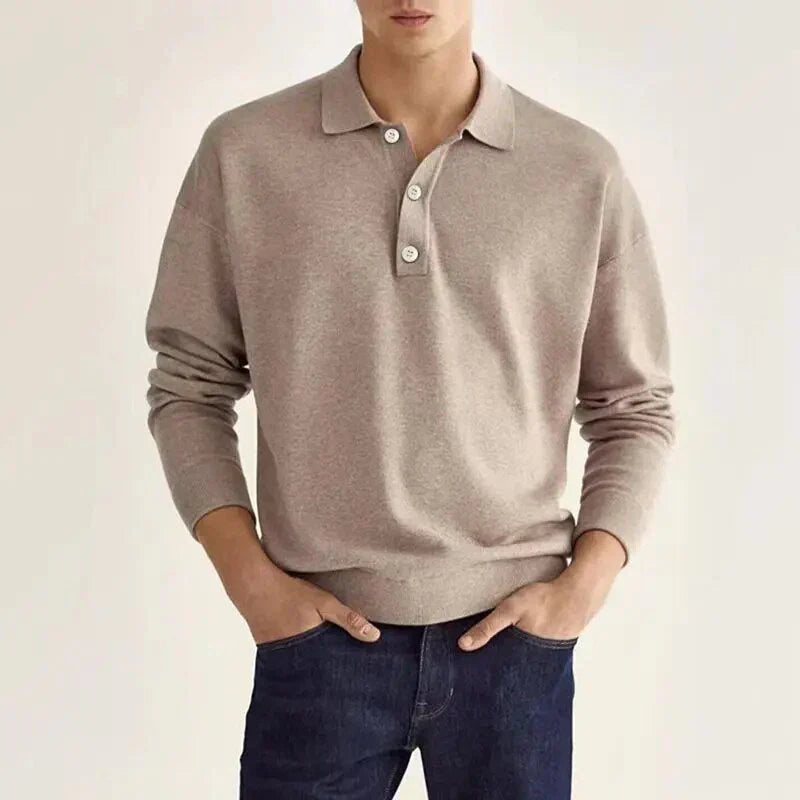 Polo à Manches Longues pour Hommes