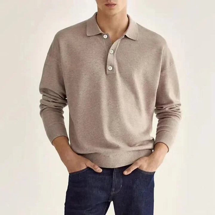 Polo à Manches Longues pour Hommes