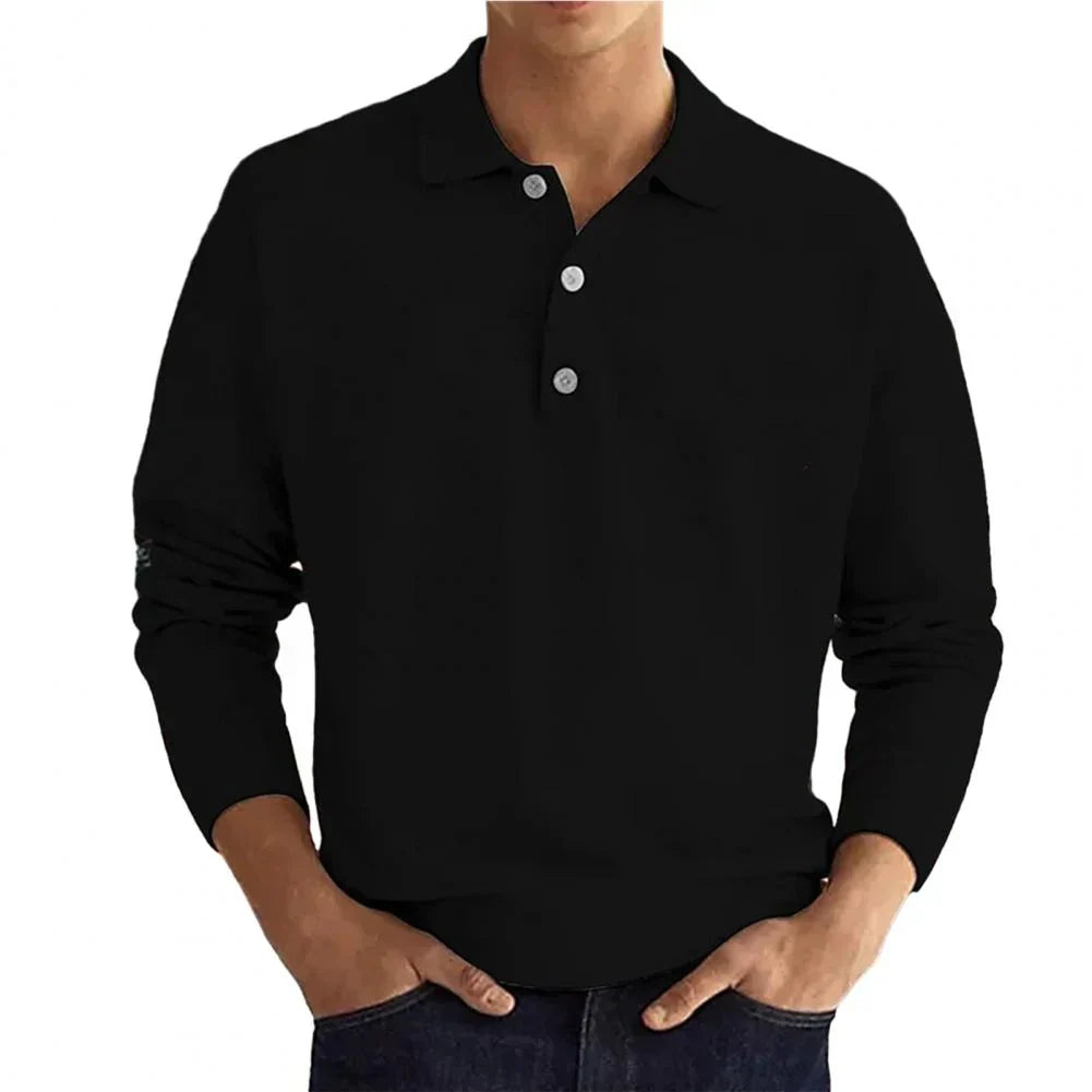 Polo à Manches Longues pour Hommes