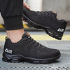 Chaussures de sécurité noires légères et imperméables conçues pour la protection, construites pour le confort