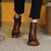 Bottes de Cheville Vintage – Style Rétro avec Touche Moderne