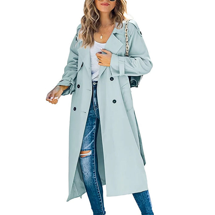 Manteau Trench Long Femme Intemporel & Fonctionnel