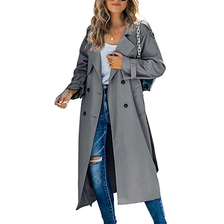 Manteau Trench Long Femme Intemporel & Fonctionnel