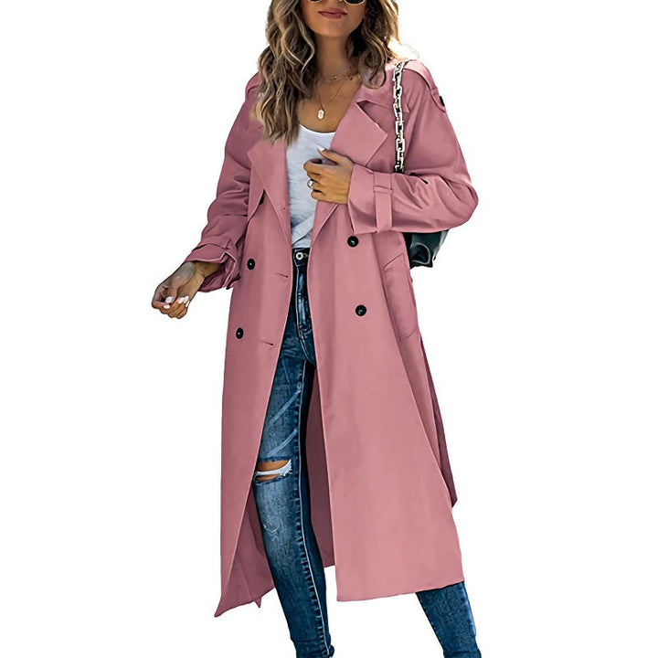 Manteau Trench Long Femme Intemporel & Fonctionnel
