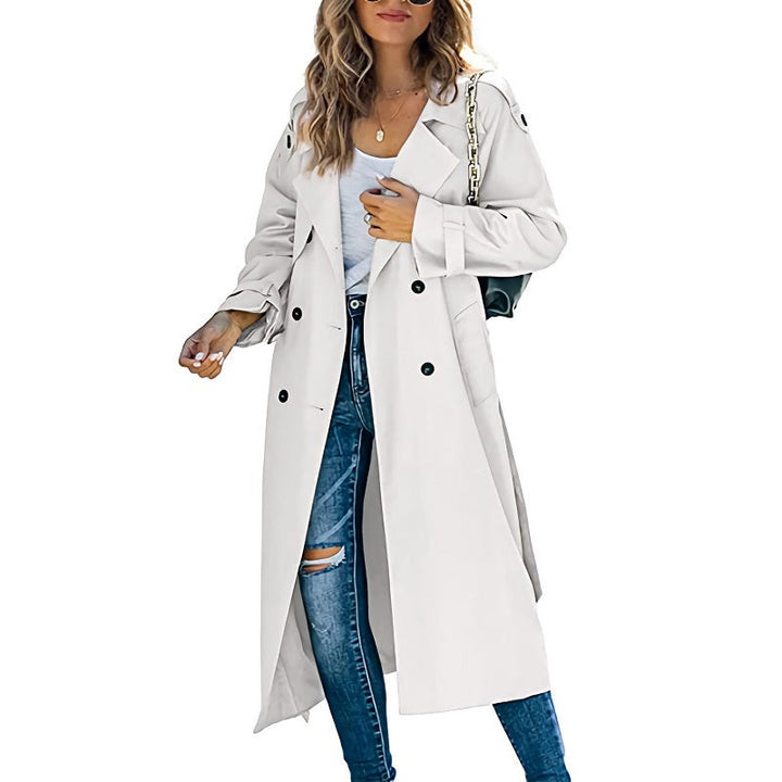 Manteau Trench Long Femme Intemporel & Fonctionnel