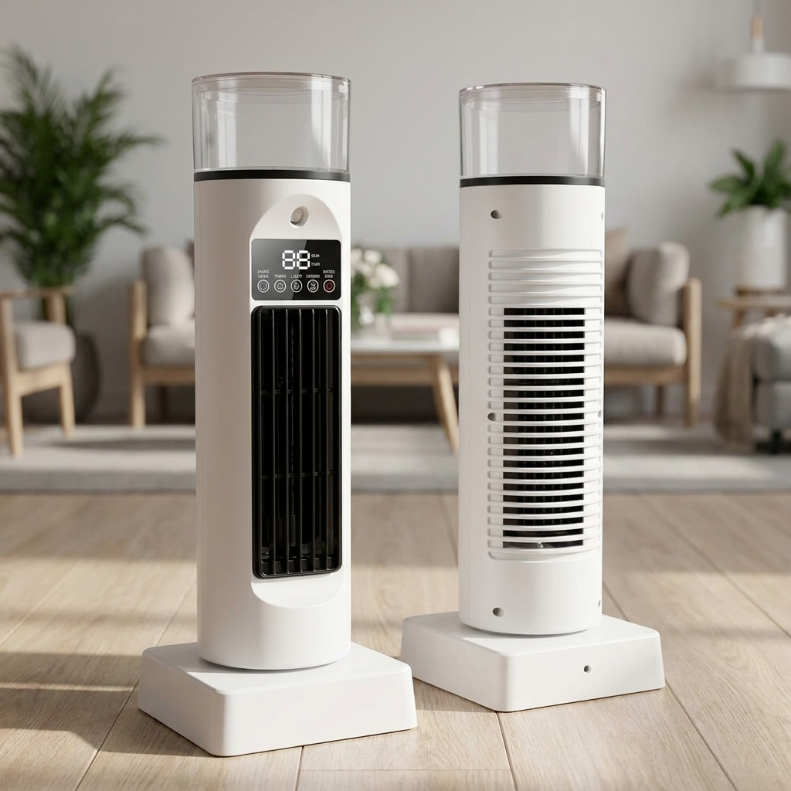 Refroidisseur d'air portable élégant – Avec télécommande