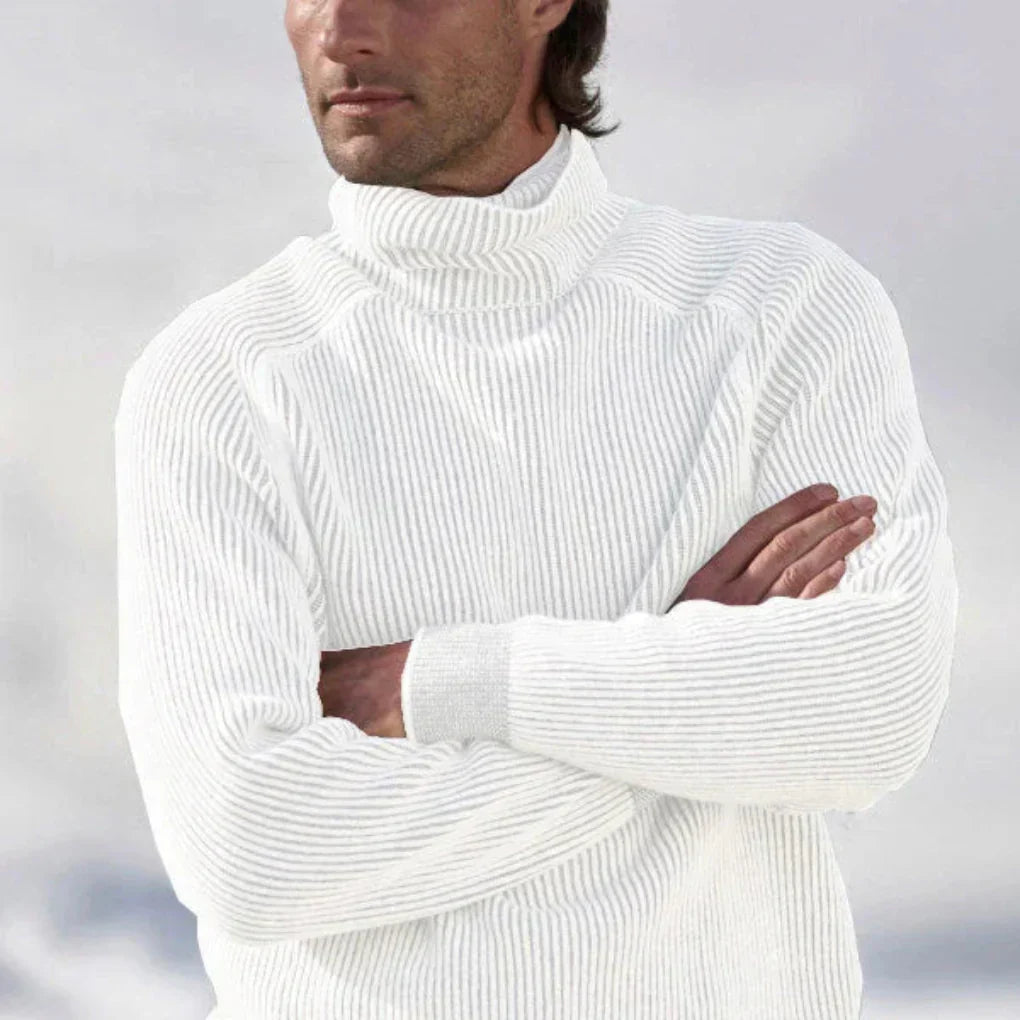 Pull Col Roulé Homme – Élégant et Stylé pour Saisons Froides