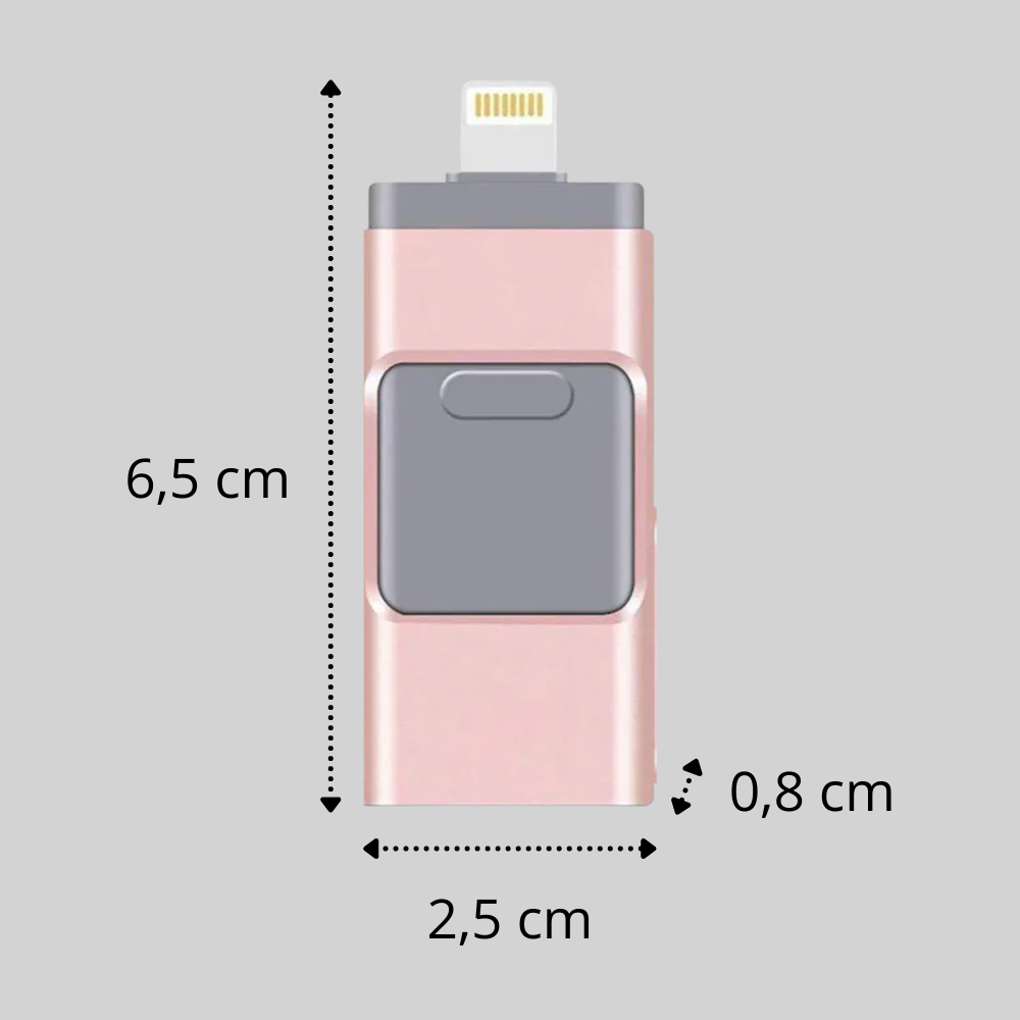 Clé USB 4-en-1 – Solution de stockage multi-connecteur