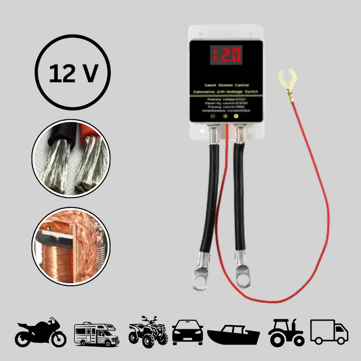 Interrupteur de sécurité pour voiture – Dispositif de déconnexion de batterie à distance