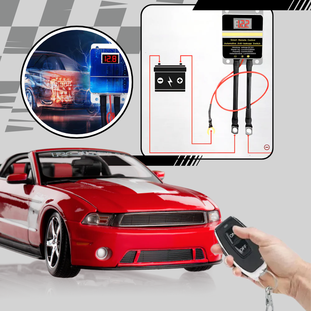 Interrupteur de sécurité pour voiture – Dispositif de déconnexion de batterie à distance