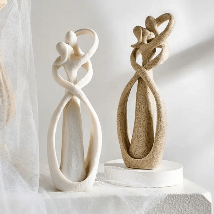 Sculpture Abstraite d'Amour Intemporel