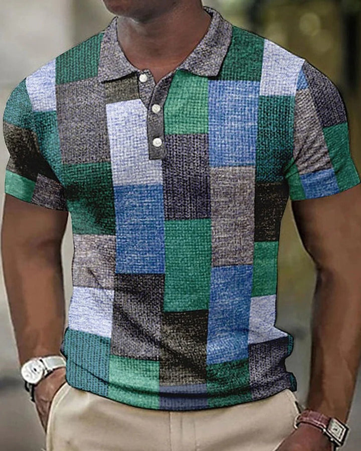 Chemise Polo Carree pour Homme – Style Moderne Rencontre Confort