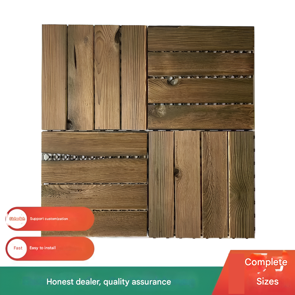Dalles en Bois Emboitables pour Intérieur et Extérieur