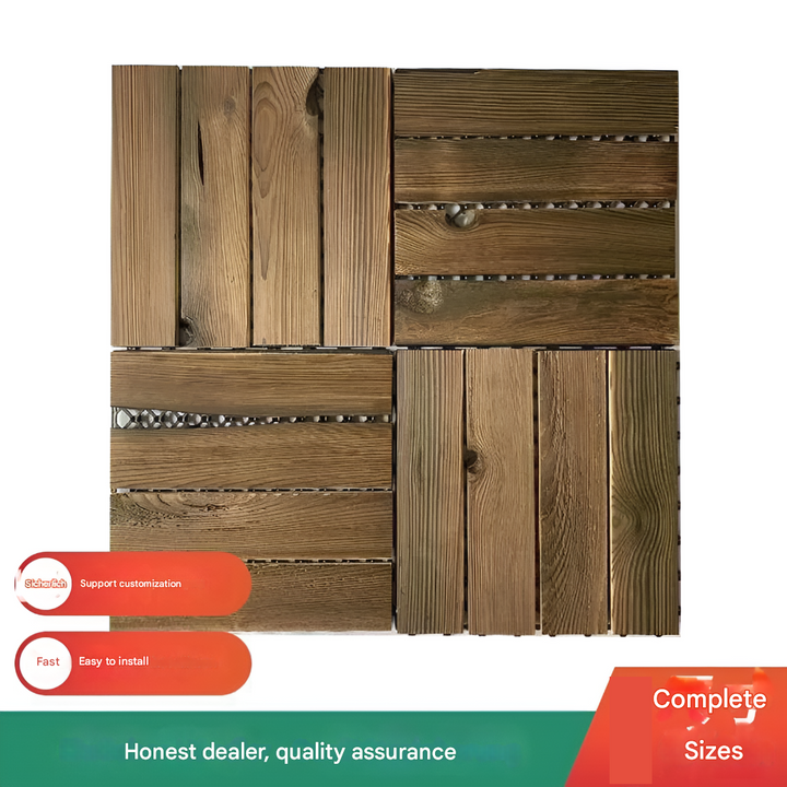 Dalles en Bois Emboitables pour Intérieur et Extérieur