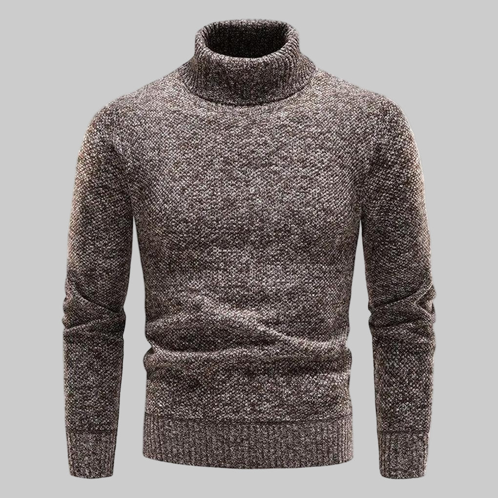 Pull Col Roulé Élégant Design Raffiné avec Attrait Classique
