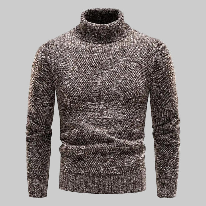 Pull Col Roulé Élégant Design Raffiné avec Attrait Classique