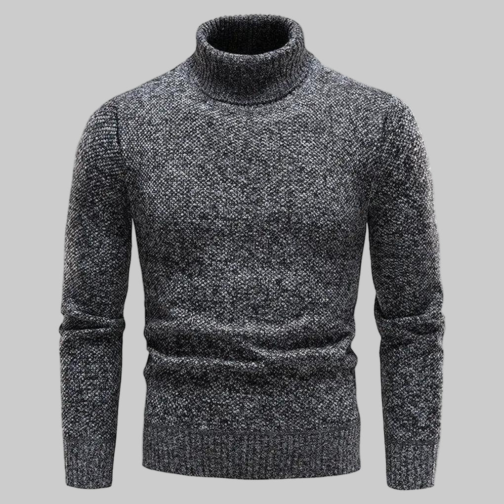 Pull Col Roulé Élégant Design Raffiné avec Attrait Classique