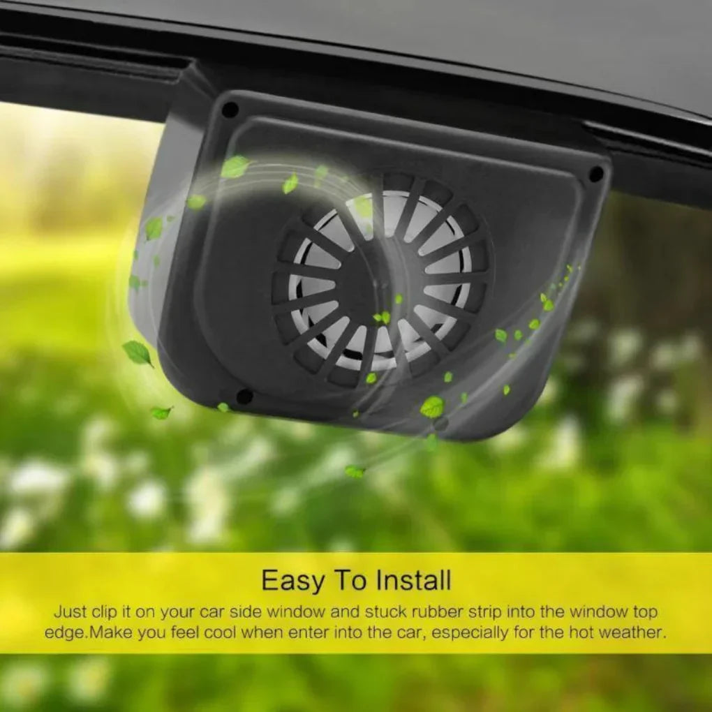 Ventilateur de fenêtre solaire pour voiture