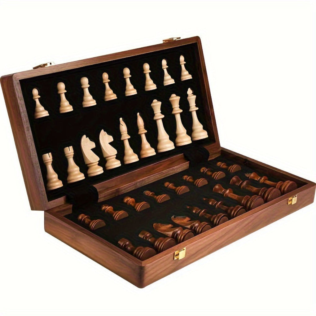 Ensemble d'échecs en bois