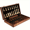 Ensemble d'échecs en bois