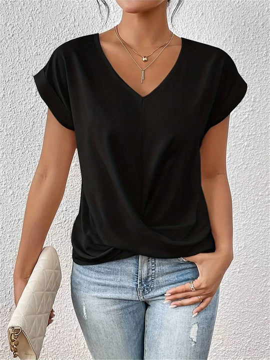 T-shirt Court Sans Manches pour Femmes Confort Décontracté avec Style Quotidien