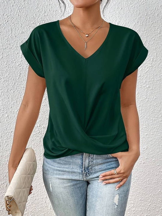 T-shirt Court Sans Manches pour Femmes Confort Décontracté avec Style Quotidien