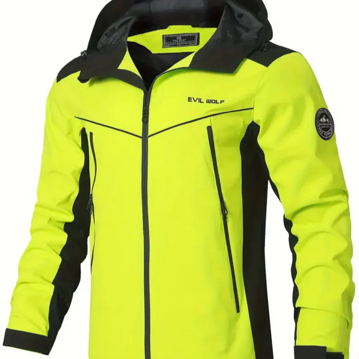 Veste extérieure imperméable avec design réfléchissant