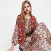 Eleanor | Gilet Avant Ouvert Floral Boho pour Femmes