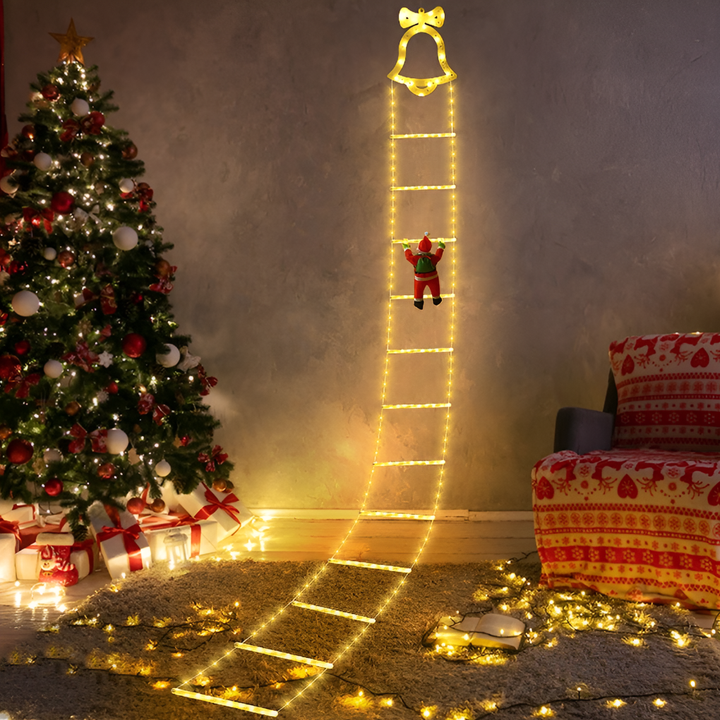 Décoration du Père Noël grimpant