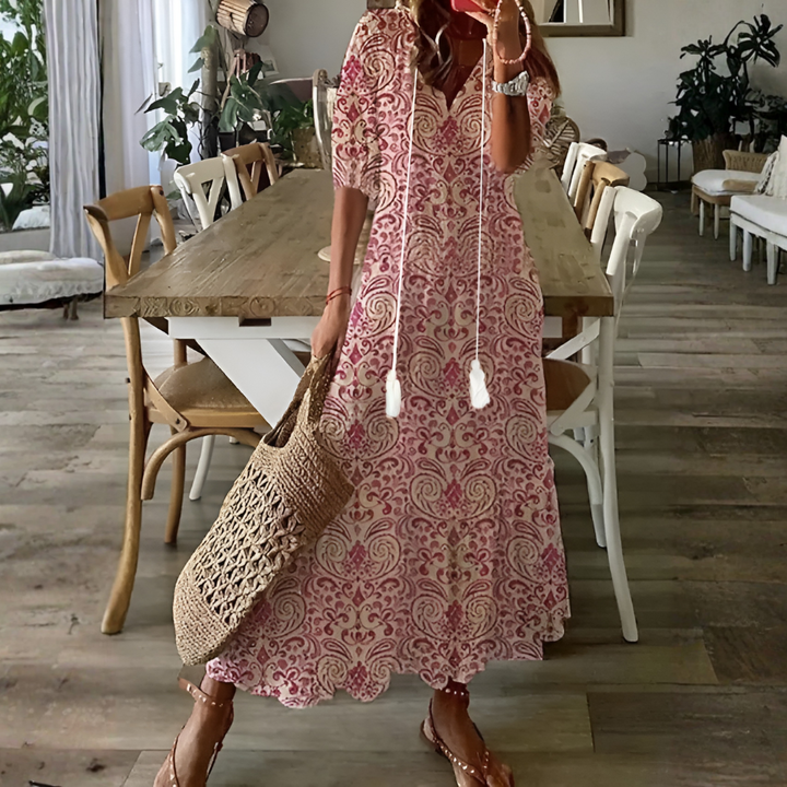 Robe Maxi Bohémienne Femme