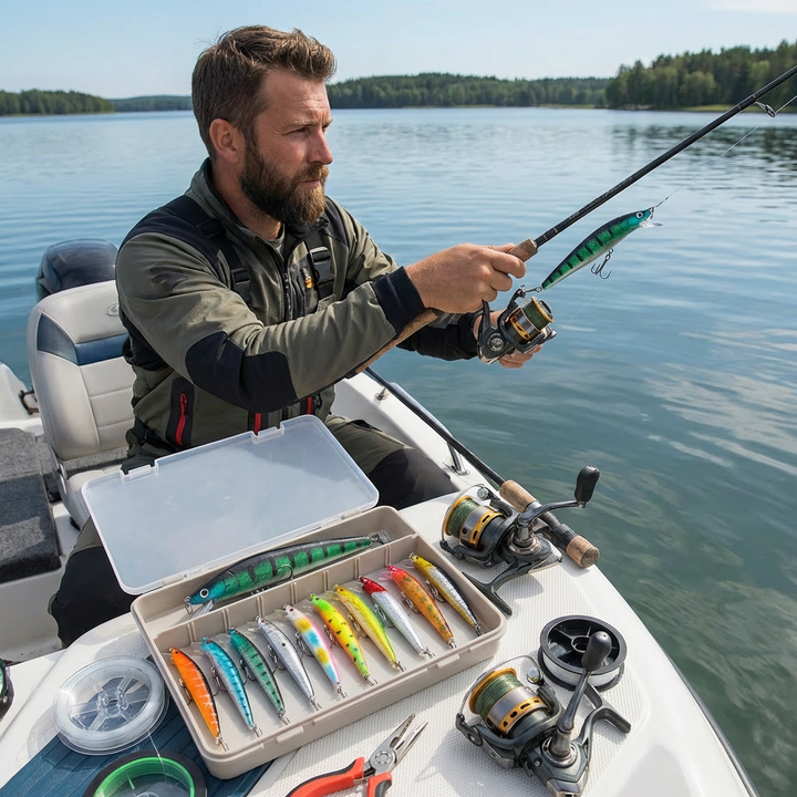 Kit d'appât Minnow 10 Couleurs